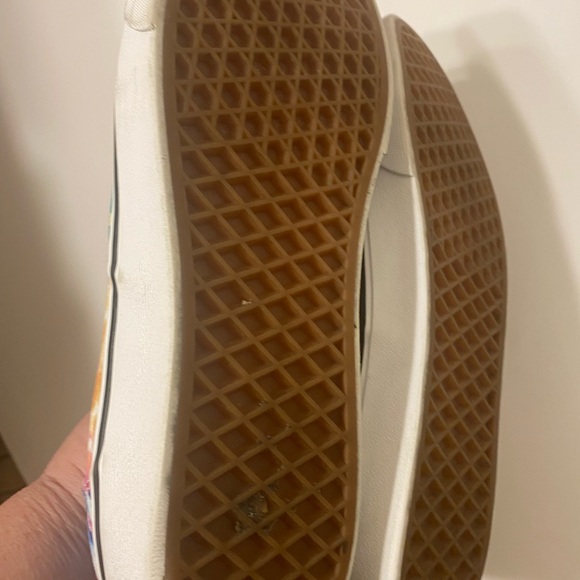 Vans Women's Tie-Dye Sneakers - Blue, Pink, Yellow - Picture 10 of 11